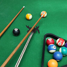 2X Retractable Billiard Cue Stick Bridge with Bridge , Billiard Pool Cue Accessory for Pool Table,Bridge ,Black