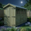 4 x 15 Apex Shed Tanalised (Double Door, With Windows) 3