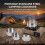 Lightweight 4-Piece Camping Cookware Set for 2-3 People 3