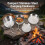 Lightweight 4-Piece Camping Cookware Set for 2-3 People 5