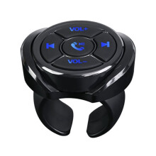 Télécommande Sans Fil avec Boutons Multimédias pour Volant de Voiture, Lecteur de Musique, Contrôle Audio pour Android