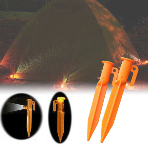 (10 Pcs)Outdoor Tent Stud Led Lights Orange Portable Lighting Lightweight Tool Lamp 2