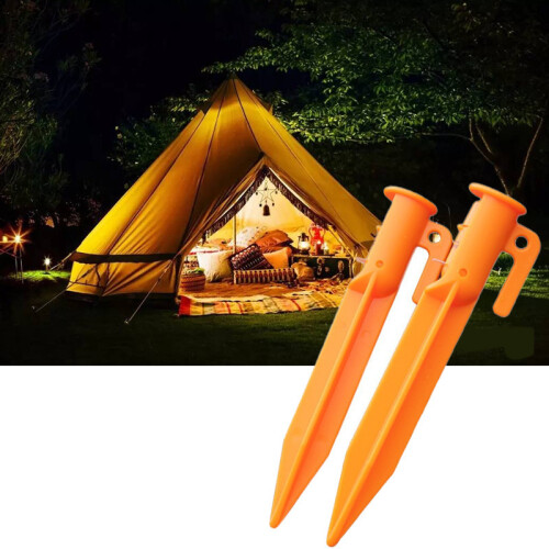 (None)Outdoor Tent Stud Led Lights Orange Portable Lighting Lightweight Tool Lamp 1