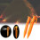 (None)Outdoor Tent Stud Led Lights Orange Portable Lighting Lightweight Tool Lamp 3