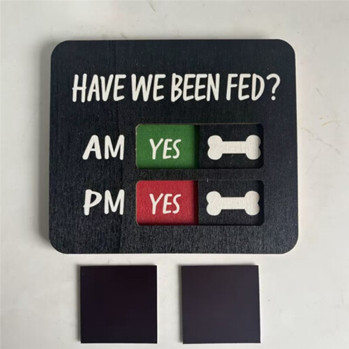 Panneau Magnétique en Acrylique pour Rappel de Repas pour Chat et Chien 2