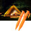(None)Outdoor Tent Stud Led Lights Orange Portable Lighting Lightweight Tool Lamp 2