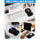 Ergonomic Mouse Pad with Wrist Rest, Non-Slip PU Base, Comfortable Mouse Mat for Office, Home, Computer Desk 2