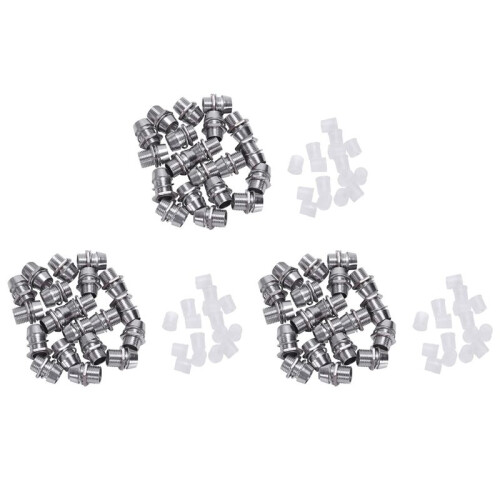 60 Pcs Copper 5mm Light Emitting Diode LED Holder Mount Panel Display
