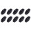 10X Black Bedroom  Off Button in   6A/250VAC 10A/125VAC 1