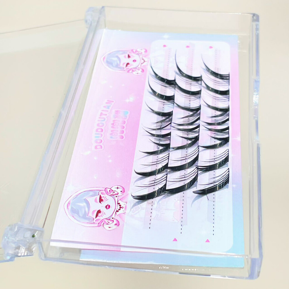 Creation-3C Fluffy Black Eyelash Clusters - Perfect Gift