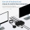 2X USB KVM  USB Shared Switcher 2 in 4 Out for Laptop PC Keyboard Mouse Printer USB  Hub Adapter USB 2.0 3