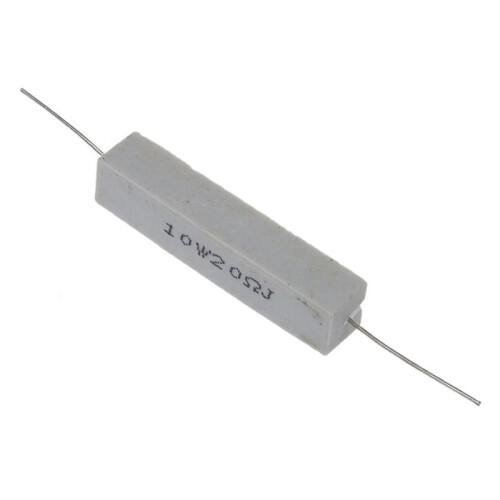 15X 10W 20 Ohm 5% Wirewound Ceramic Cement Resistor 10 Watt 2