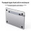 M2 SSD Case M.2 NVMe SSD External Enclosure Floor-Pad Type USB C Enclosure Adapter for 14 Inch Laptops 2