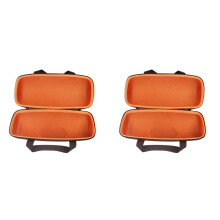 2X Storage Box for Xtreme 3 Protective Cover Bag Case for Xtreme3 Portable Wireless Speaker Bag Black-Orange