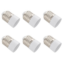6X E27 to E14 Base LED Light Lamp Bulb Adapter Converter