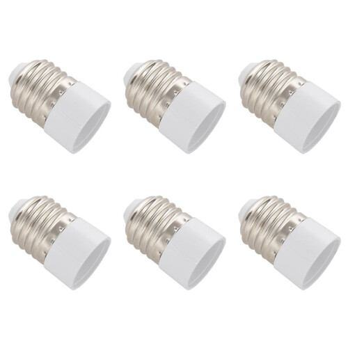 6X E27 to E14 Base LED Light Lamp Bulb Adapter Converter