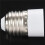 6X E27 to E14 Base LED Light Lamp Bulb Adapter Converter 6
