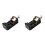 2X Small Dual-Purpose Dovetail  Guide Mirror Guide Rail Slider Astronomical Telescope Accessories Black 1