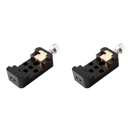 2X Small Dual-Purpose Dovetail  Guide Mirror Guide Rail Slider Astronomical Telescope Accessories Black