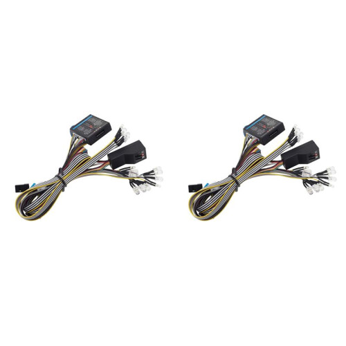 2X Lighting System Kit Simulation Control Light Brake Light RC Car Light Kit for 1/10 1/8 Model