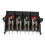 6Pcs 64X40X20mm 8 Positions Push In Jack Spring Load Speaker Terminals 5