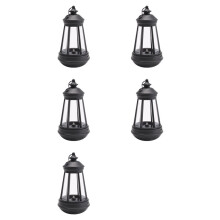 5X Solar Lantern Outdoor Waterproof Large Lighthouse Lantern Led Light Source Garden Decorative Lights