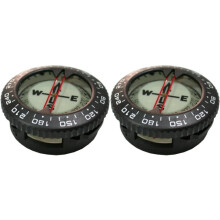 2X Diving Compass,Glow in the Dark,80M Depth,Portable,25 Tilt Underwater Navigation,Gear Divers,Marine Navigation Tool