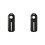 2X Outdoor Flashlight Pen Clip Safety Warning Light Rechargeable Flashlight Multi-Function Shoulder Strap Light A 1