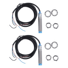 2X 6-36V PNP NO 3-Wire 4mm Cylindrical Inductive ProXimity Sensor Approach LJ12A3-4-Z/BY