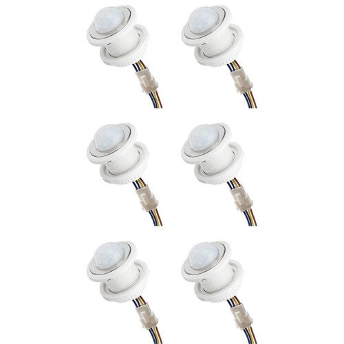 6X  Motion Sensor Light  110-220V PIR Sensor  Detection  Delay Adjustable Infrared Induction Detector