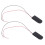 100 PCS /OFF  2 X 3V CR2032 Cell Button Battery Holder for LED 3