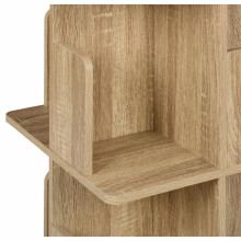 Hoekboekenkast met houtlook