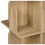 Hoekboekenkast met houtlook 1