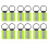 24Pcs Reflective Keychain, High Visibility Reflective Tags Reflective Pendants for Backpack Purse Dog Collar 2