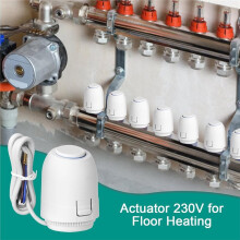 2pack 230V Floor Heating Valve NC AC Electric Thermal Actuator Manifold for Underfloor Heating Thermostat
