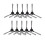 10 Pcs Side Brush for RobZone Duoro X-Clean Sweeper Accessories Side Brush Replacement Parts 1
