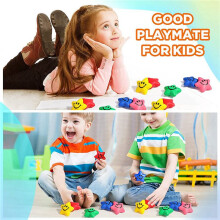 60 Stk. Star Smile Face StressbäLle Star Foam Smile Smile Face Toys Stress Relief Star Smile Balls