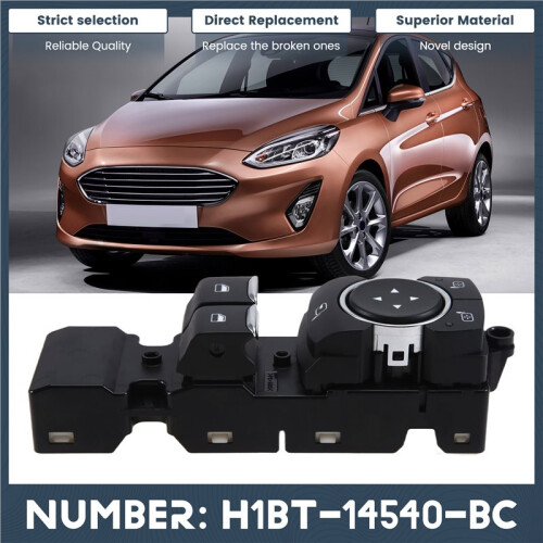 H1BT-14540-BC for  Fiesta 2017 Front Master Driver Side Electric Power Window  Lifter Control Regulator Button