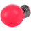 8X E27 LED Light Warm Red Bulb Plastic Bulb (0.5W Power, Red) 4