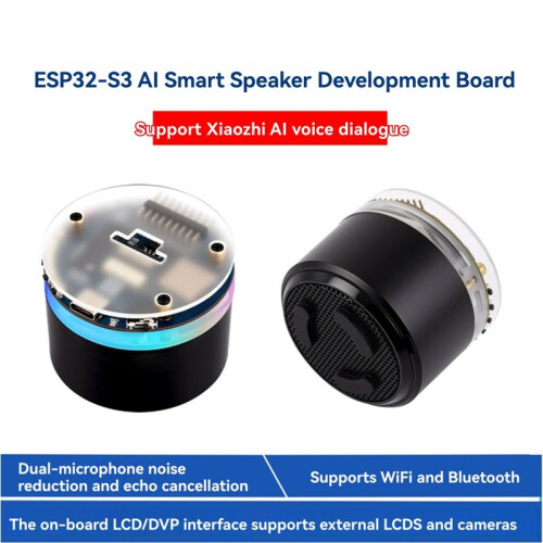 Waveshare for Deepseek Xiaozhi AI ESP32-S3  Speaker Development Board Support External LCD Camera Dual Mic Noise Reduction 2