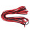 2X 20 Gauge per 3 Meter Red Black Zip Wire Awg Cable Power Ground Stranded Copper Car 2