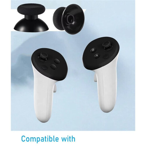 Thumbsticks Replacement for Meta  Quest 2/Pro Quest 3 Controller, Analog Joystick Thumb Sticks Repair Kit Buttons