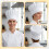 2pcs Professional Chef Hats,Adjustable Chef Hat ,Elastic Cotton Chef Hat Kitchen Cooking Hats Cap Party Baking 3