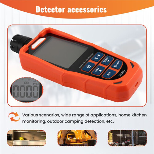 RD700 CO Meter Carbon Monoxide Detector with High Precision Sensor Professional Gas Analyzer Air Quality Tester 2