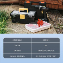 Electric Drill Drive Pump Self Priming Transfer Pumps Oil Fluid Water Pump Portable Round Shank Installtion Pump