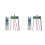2X 3.2V 3.7V Solar Street Light Control Panel Circuit Board with Remote Control Solar Street Light Driver Board 1
