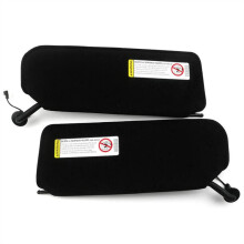1Pair Car Sun Visors Shades W/LED Light 10442033 10442034 for Corvette C5 1997-2004 Sunvisors Vanity Mirror