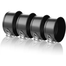 4-Inch Springform Pan Set,6 Piece Small Nonstick Cheesecake Pan for Cheesecakes,Pizzas and Quiches Cake Mould
