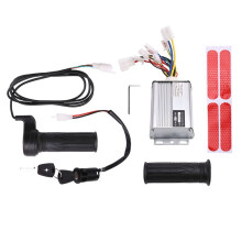 36V 1000W Electric Scooter Brush Controller+Throttle+Accelerator+Lock Kit for Electric Bike/Electric Scooter