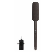 Draadloze Interviewmicrofoon, Mobiele Spiegelreflexcamera, Speciaal voor Nieuwsverslaggevers, Buitengeluidsonderdrukking, Handheld, 1 op 1